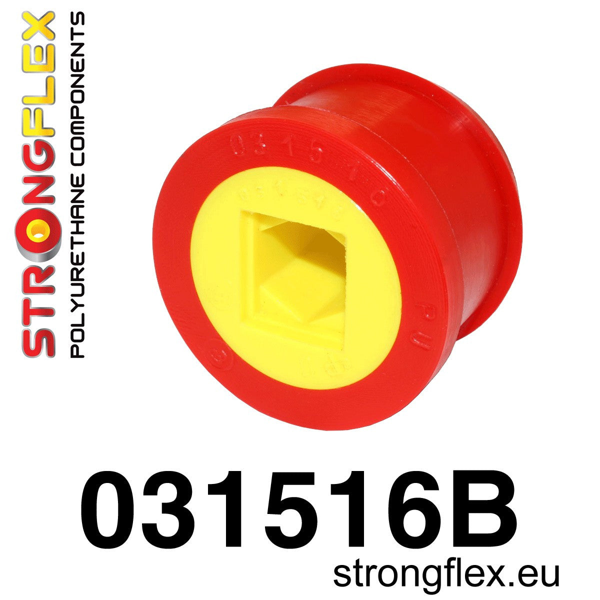 031516B Front wishbone bush - centric 60mm Standard (Red) BMW Seria 3 IV (98-07) E46