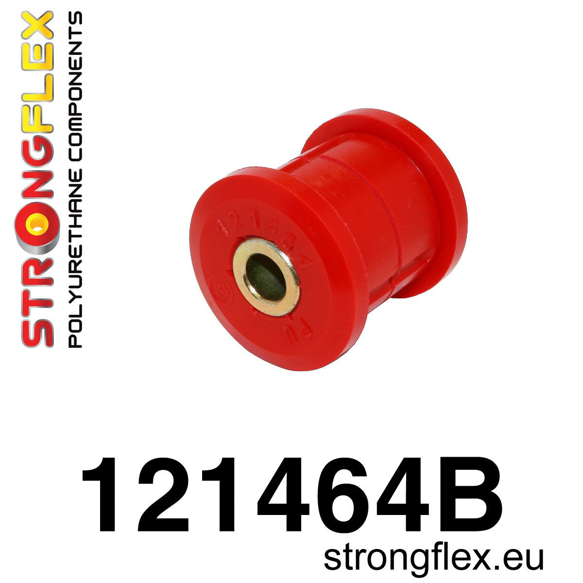 121464B Rear lower track control arm outer bush Standard (Red) Mitsubishi Lancer Evolution IV /  V / VI (96-01)
