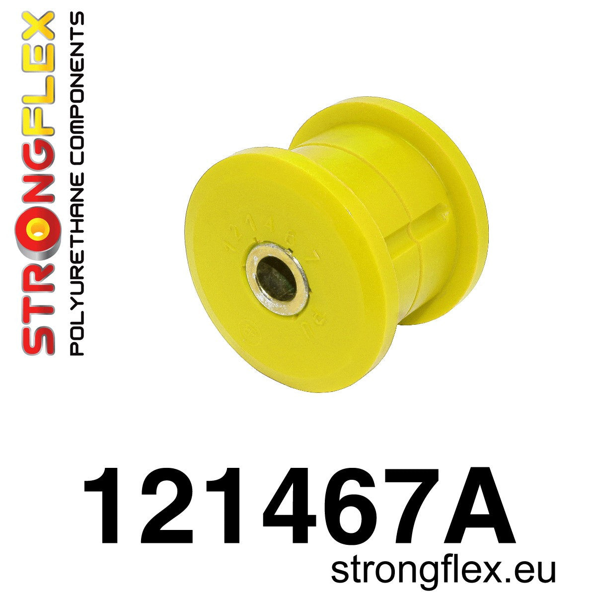 121467A Rear lower track control arm inner bush 52mm SPORT Sport (Yellow) Mitsubishi Lancer Evolution IV /  V / VI (96-01)