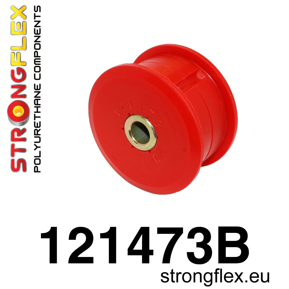 121473B Rear diff mount rear bush Standard (Red) Mitsubishi Lancer Evolution IV /  V / VI (96-01)