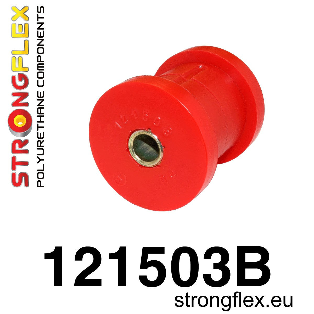 121503B Rear lower trailng arm bush Standard (Red) Mitsubishi Lancer Evolution IV /  V / VI (96-01)