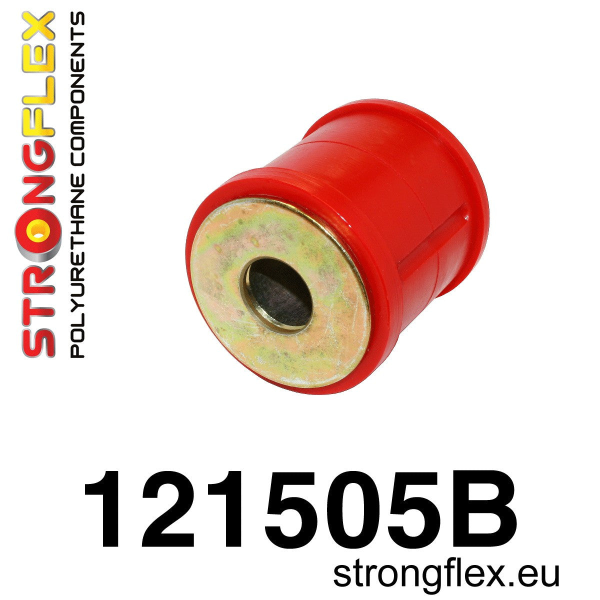 121505B Front lower arm rear bush Standard (Red) Mitsubishi Lancer Evolution IV /  V / VI (96-01)