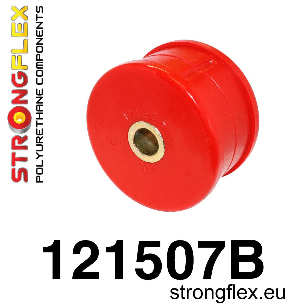 121507B Front lower front engine mount Standard (Red) Mitsubishi Lancer Evolution IV /  V / VI (96-01)