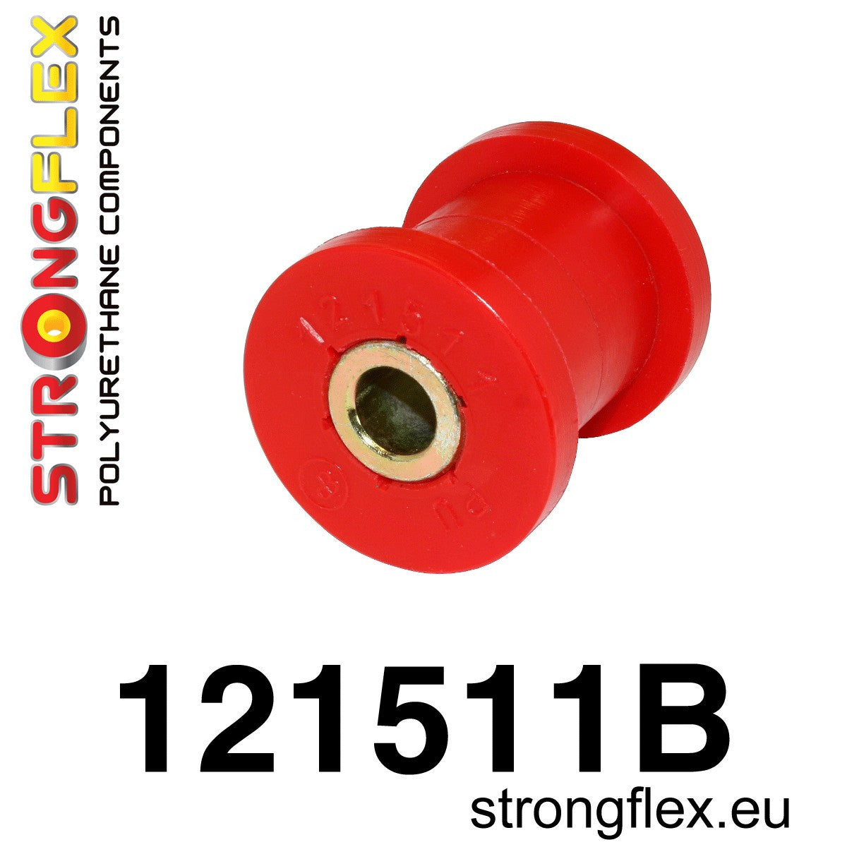 121511B Rear lower track control arm inner bush 35mm Standard (Red) Mitsubishi Lancer Evolution IV /  V / VI (96-01)