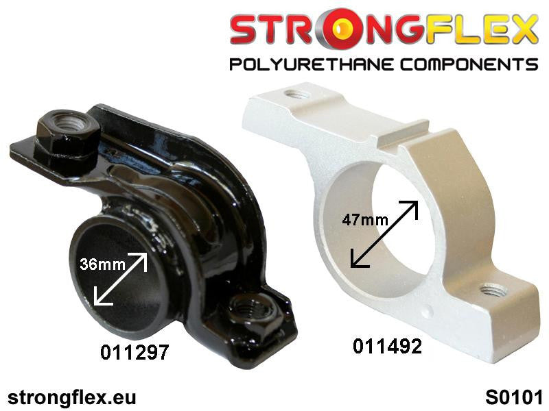 016075A Front suspension bush kit SPORT Sport (Yellow) Alfa Romeo 147 (00-10) type 937