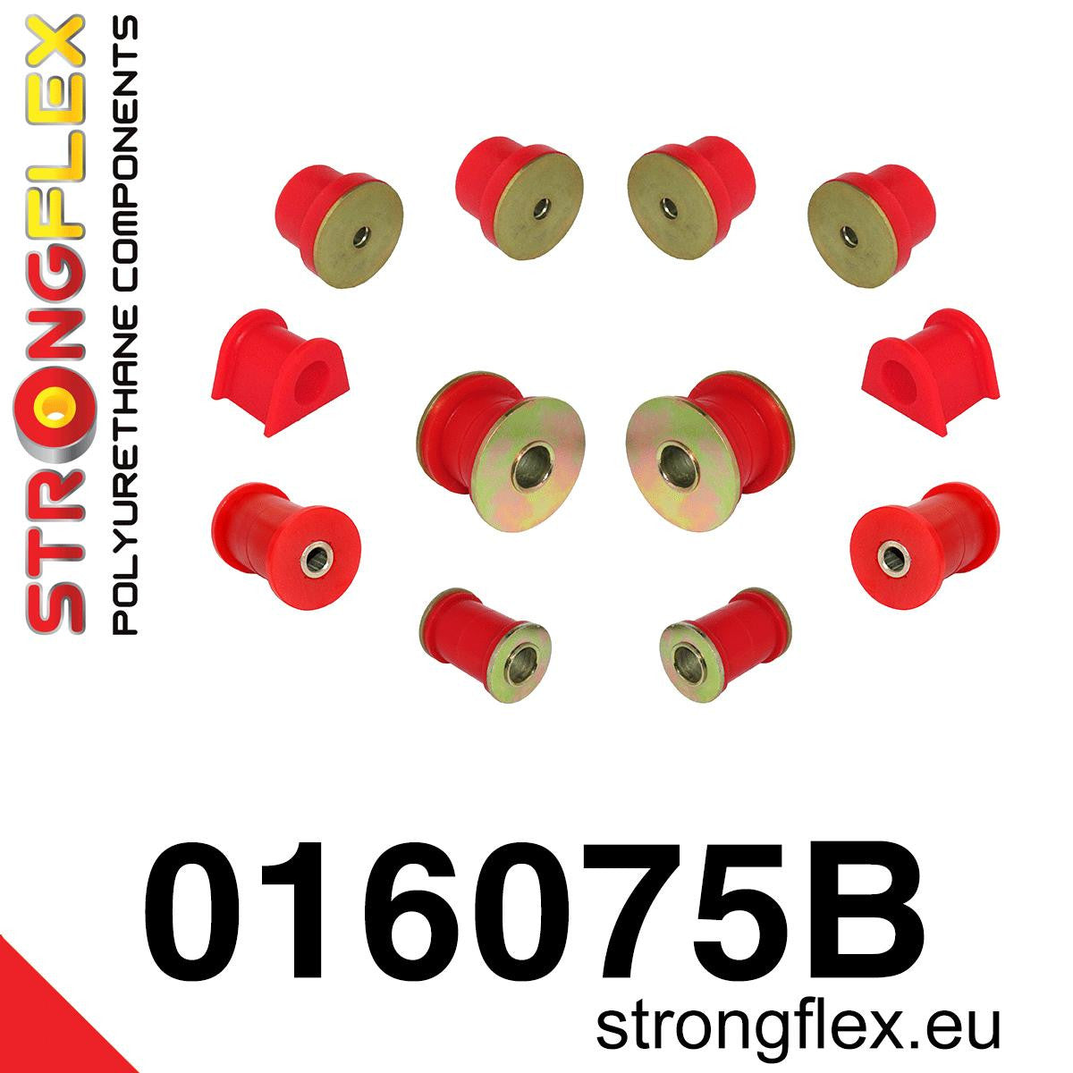016075B Front suspension bush kit Standard (Red) Alfa Romeo 147 (00-10) type 937