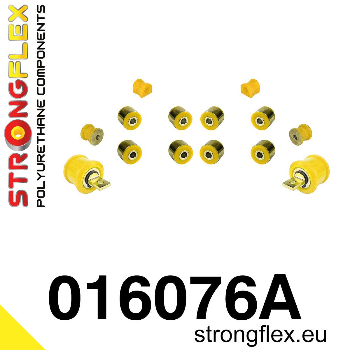016076A Rear suspension bush kit SPORT Sport (Yellow) Alfa Romeo 147 (00-10) type 937