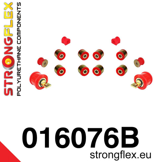 016076B Rear suspension bush kit Standard (Red) Alfa Romeo 147 (00-10) type 937