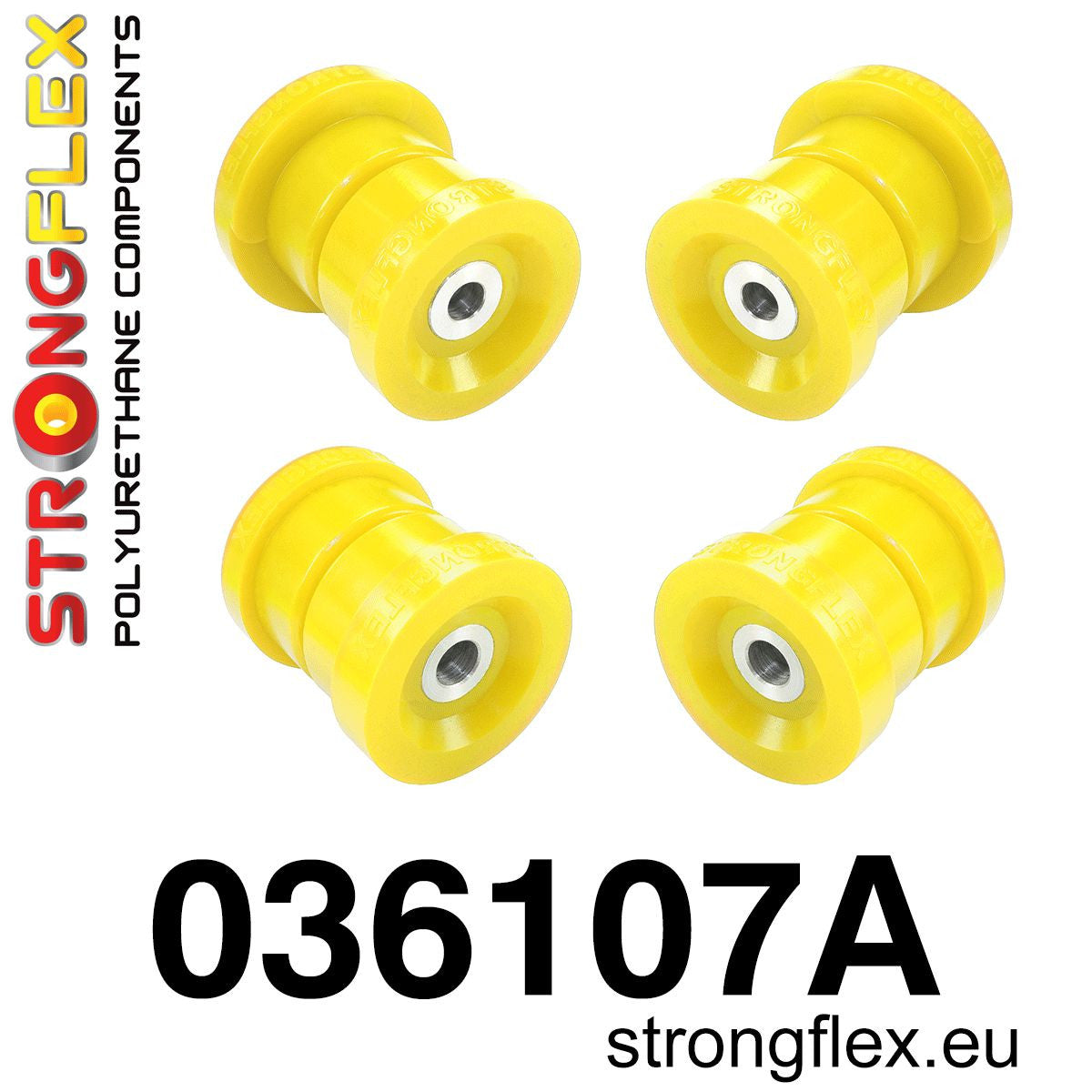 036107A Rear beam mounting bush kit SPORT Sport (Yellow) BMW Seria 3 III (90-99) E36