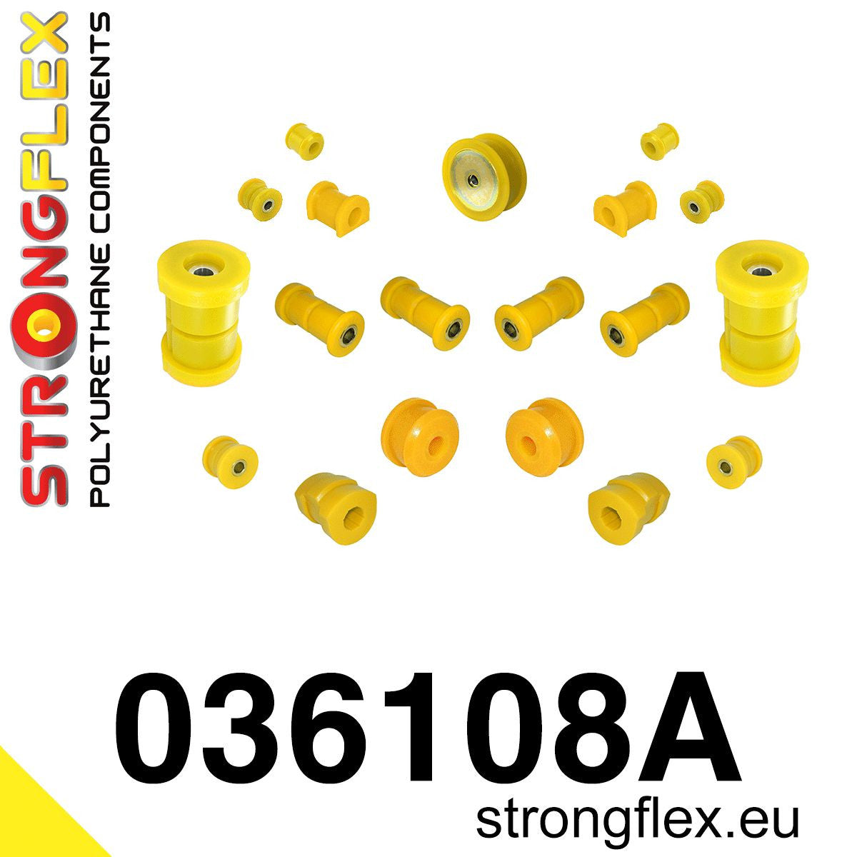 036108A Full suspension bush kit SPORT Sport (Yellow) BMW Seria 3 III (90-99) E36