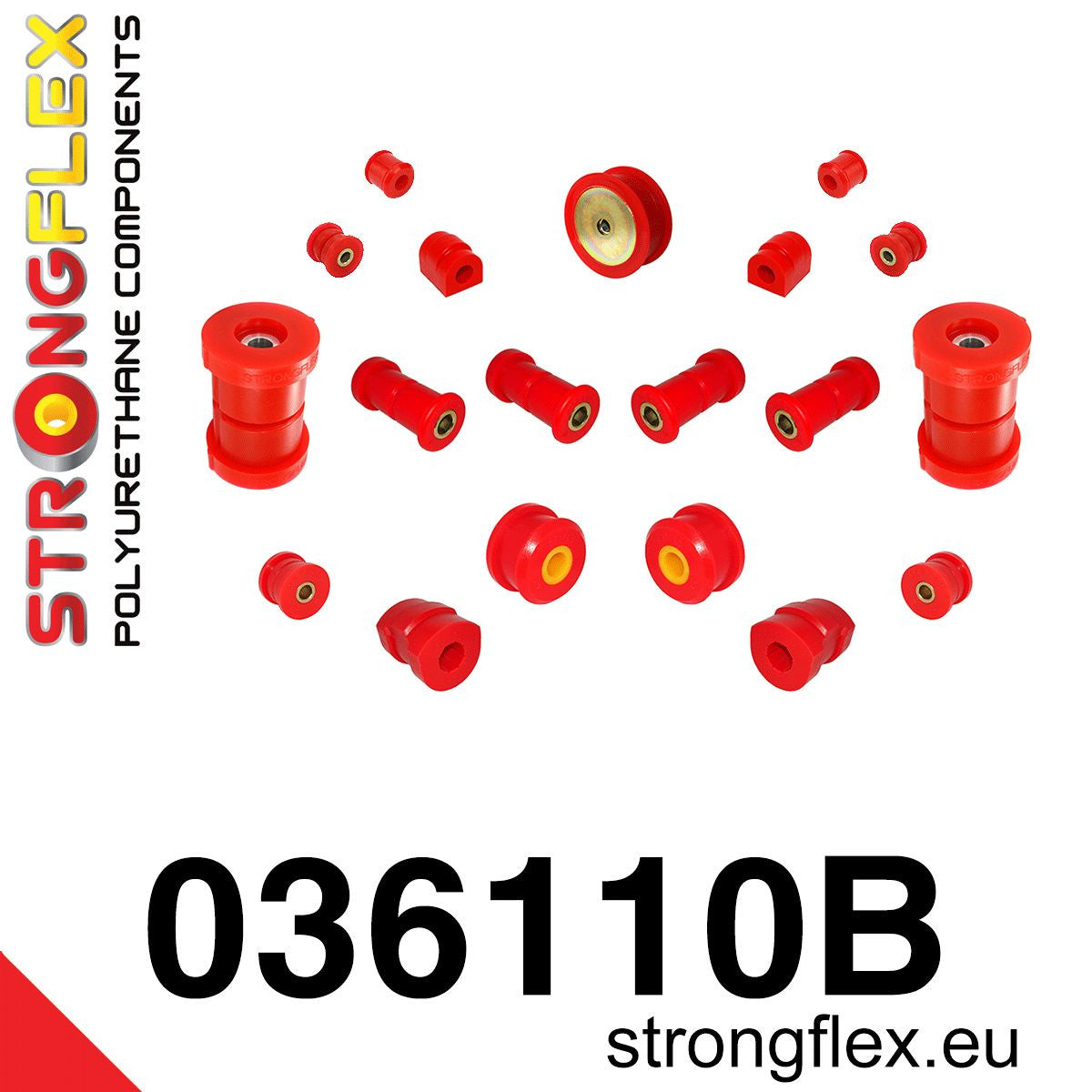 036110B Full suspension bush kit Standard (Red) BMW Z3 (95-02) E36/7