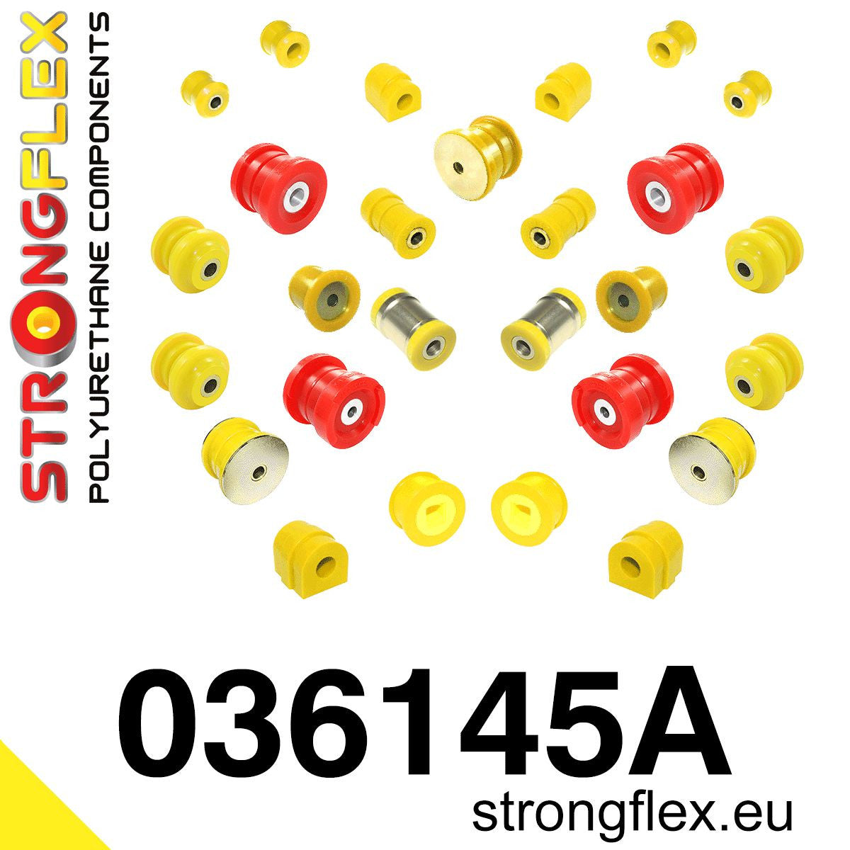 036145A Full suspension bush kit SPORT Sport (Yellow) BMW Seria 3 IV (98-07) E46