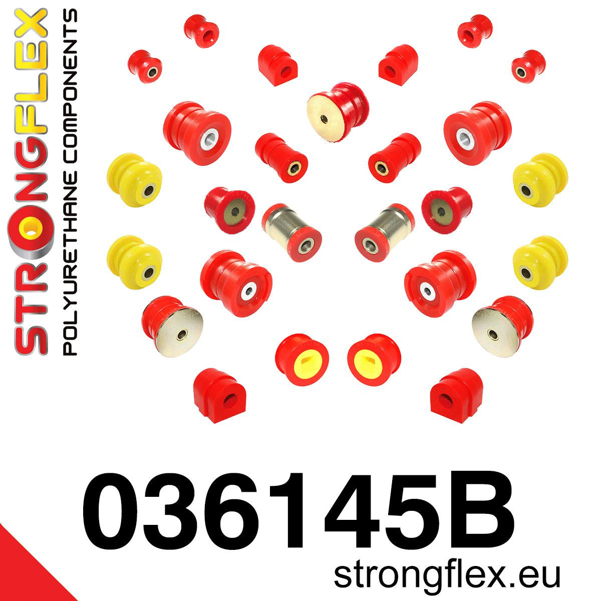 036145B Full suspension bush kit Standard (Red) BMW Seria 3 IV (98-07) E46