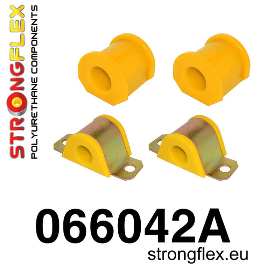 066042A Front anti roll bar bush kit polyurethane SPORT Sport (Yellow) Fiat Cinquecento (91-98)
