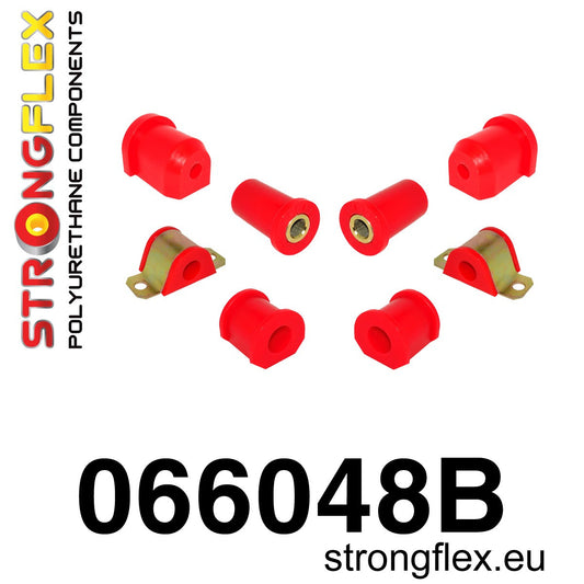 066048B Front suspension bush kit Standard (Red) Fiat Cinquecento (91-98)