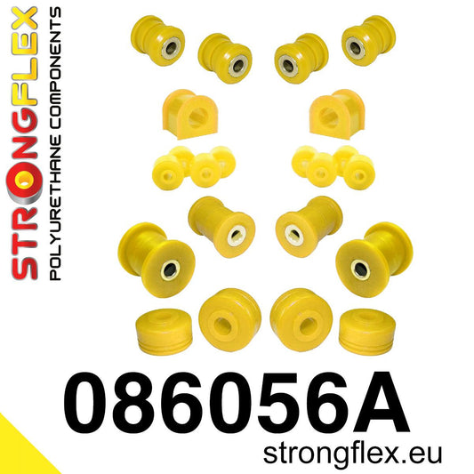 086056A Front suspension bush kit SPORT Sport (Yellow) Honda Civic IV (88-91) EC / ED / EE / EF / EX