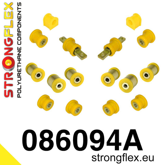 086094A Rear suspension bush kit no rear trailing arm mount bush SPORT Sport (Yellow) Honda Civic VI (95-00)