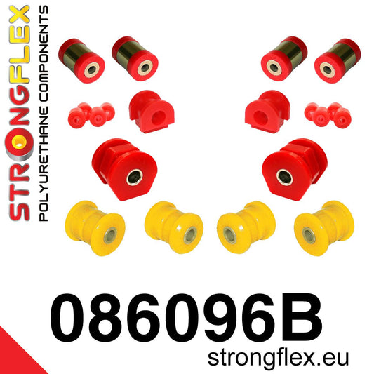 086096B Front suspension bush kit Standard (Red) Honda Civic VI (95-00)