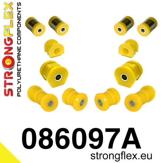 086097A Front suspension bush kit SPORT Sport (Yellow) Honda Civic VI (95-00)