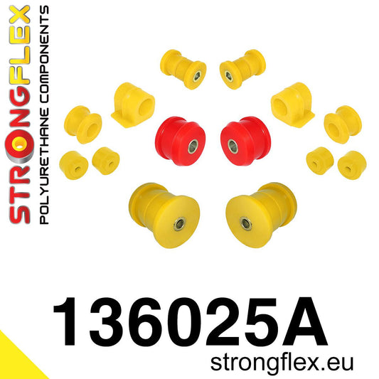 136025A Front suspension and rear beam kit SPORT Sport (Yellow) Opel / Vauxhall Astra F (91-98)