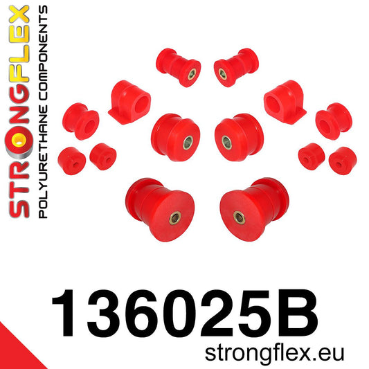 136025B Front suspension and rear beam kit SPORT Standard (Red) Opel / Vauxhall Astra F (91-98)