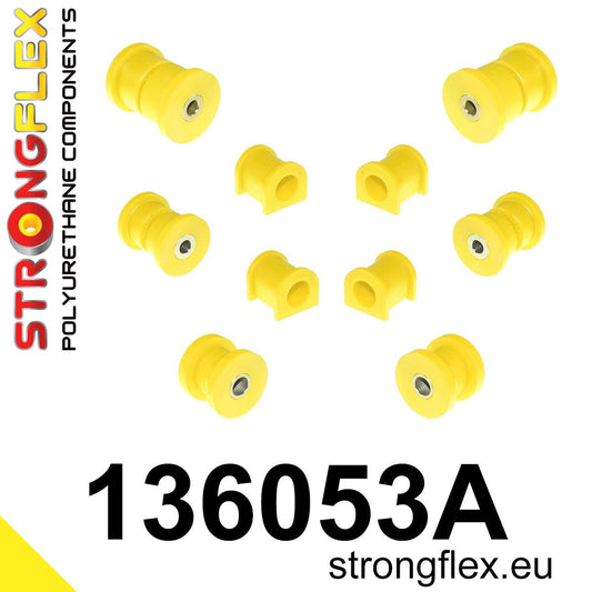 136053A Front suspension and ream beam bush kit SPORT Sport (Yellow) Opel / Vauxhall Corsa B (93-00) S93