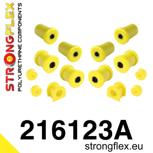 216123A Front suspension bush kit SPORT Sport (Yellow) Toyota Land Cruiser J90 (96-02)