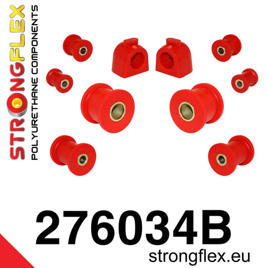 276034B Front suspension bush kit Standard (Red) Saab 9-2X (04-06)