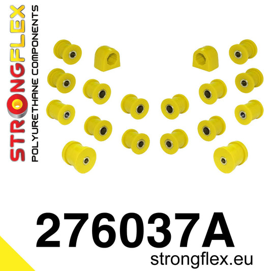 276037A Rear suspension bush kit SPORT Sport (Yellow) Saab 9-2X (04-06)