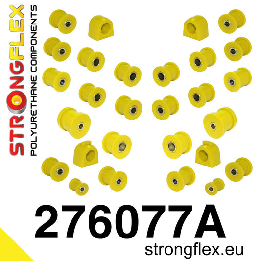 276077A Front and rear suspension bush kit SPORT Sport (Yellow) Saab 9-2X (04-06)