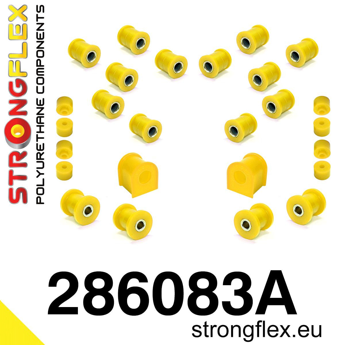 286083A Rear suspension bush kit SPORT Sport (Yellow) Nissan 300ZX II (90-96) Z32