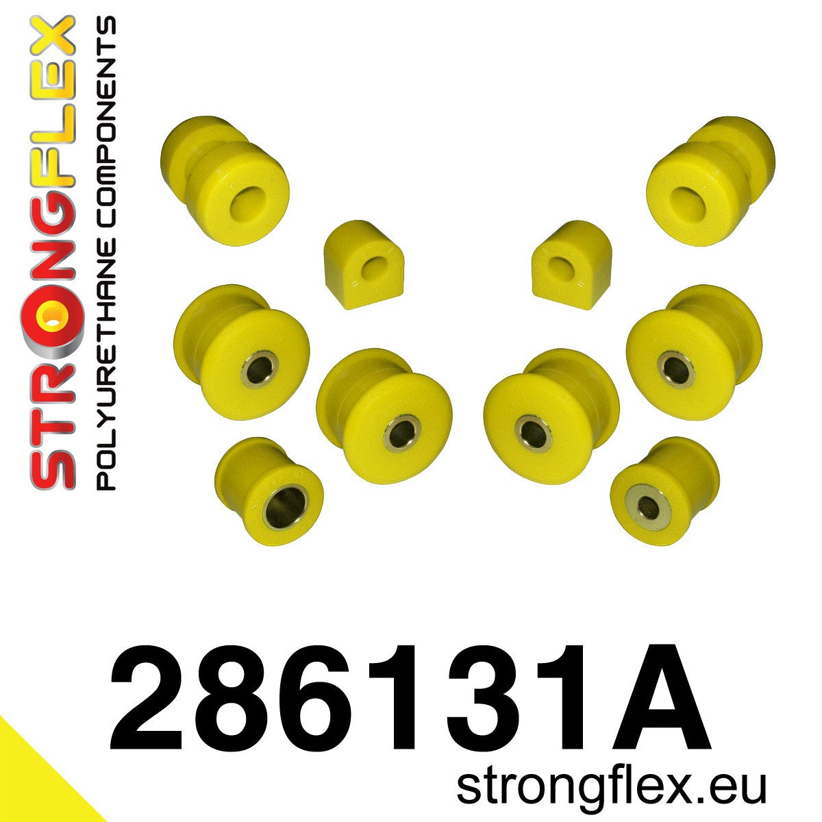 286131A Front suspension bush kit SPORT Sport (Yellow) Nissan Patrol / Safari IV (87-97) Y60