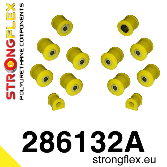 286132A Rear suspension bush kit SPORT Sport (Yellow) Nissan Patrol / Safari IV (87-97) Y60