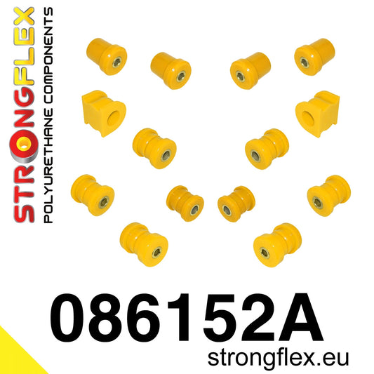 086152A Rear suspension bush kit AP2 SPORT Sport (Yellow) Honda S2000 AP2 (04-09)