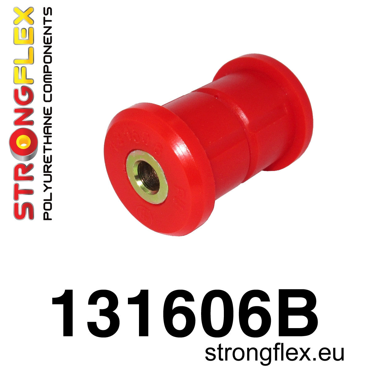 131606B Rear tie bar to chassis bushes Standard (Red) Opel / Vauxhall Ascona B (75-81)