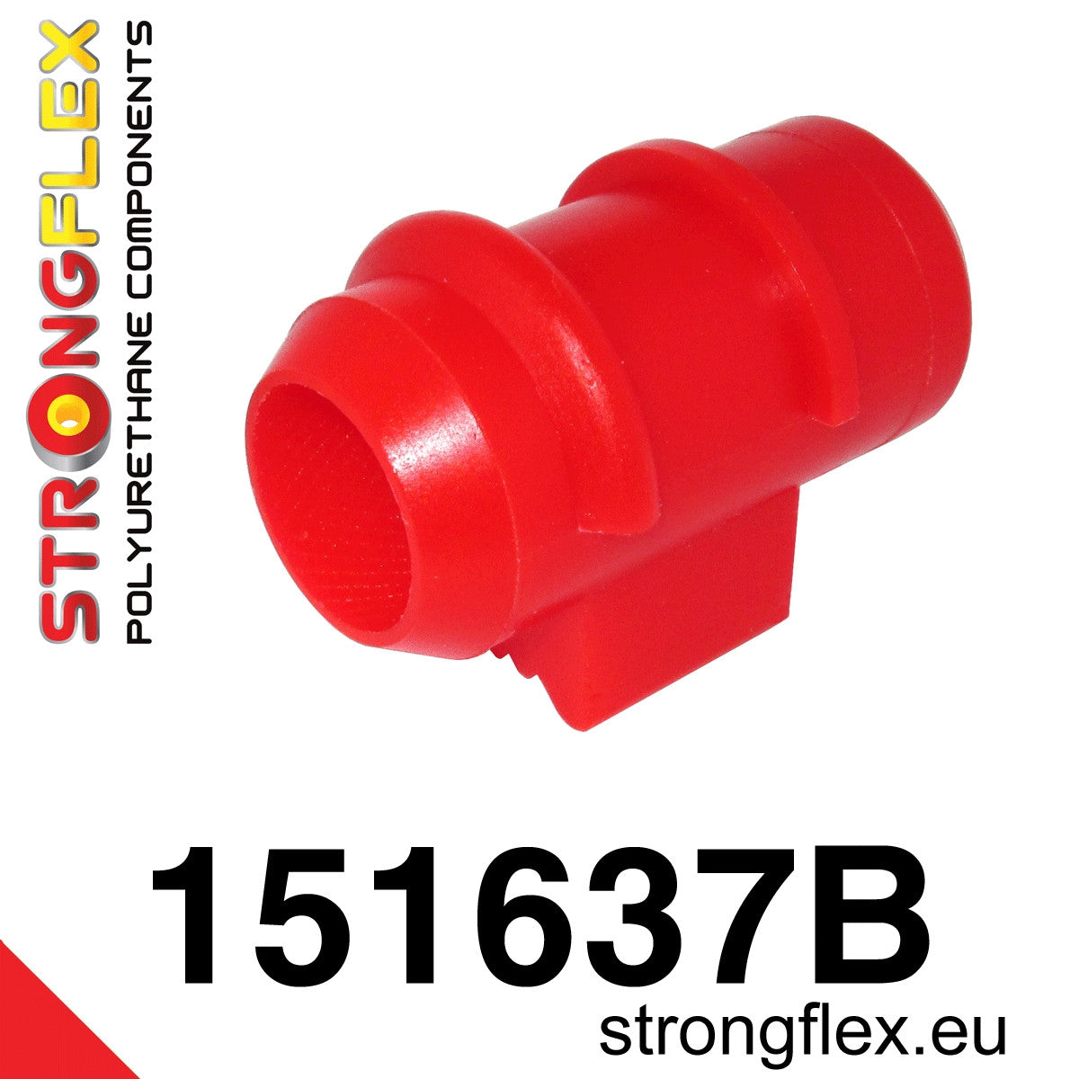151637B Front anti roll bar outer bush Standard (Red) Renault 19 (93-01)