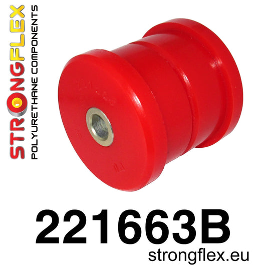 221663B Rear tie bar to chassis front bush Standard (Red) Audi A3 / S3 / RS3 II (03-13) 8P