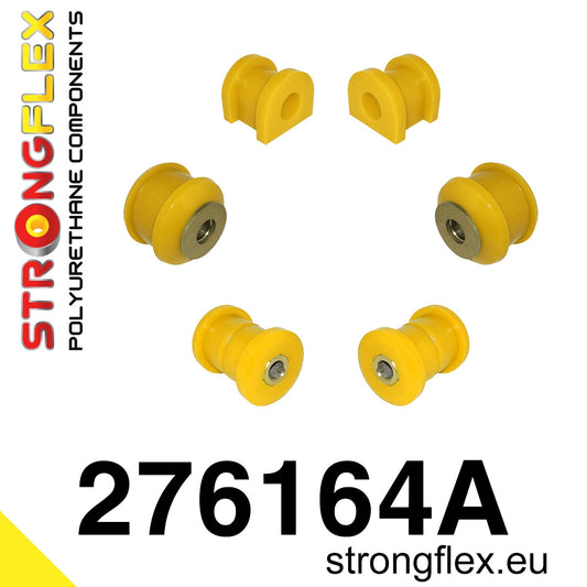 276164A Front suspension polyurethane bush kit SPORT Sport (Yellow) Subaru Forester III (09-13) SH