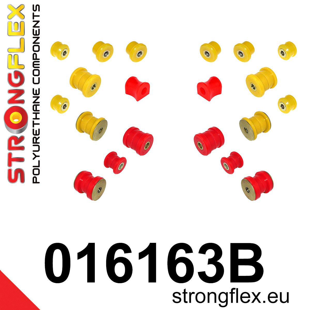 016163B Rear suspension bush kit Standard (Red) Alfa Romeo GTV GTV (95-05) type 916