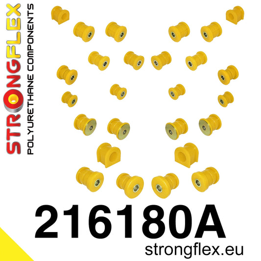 216180A Front and rear suspension bush kit SPORT Sport (Yellow) Toyota Soarer III (91-00) Z30