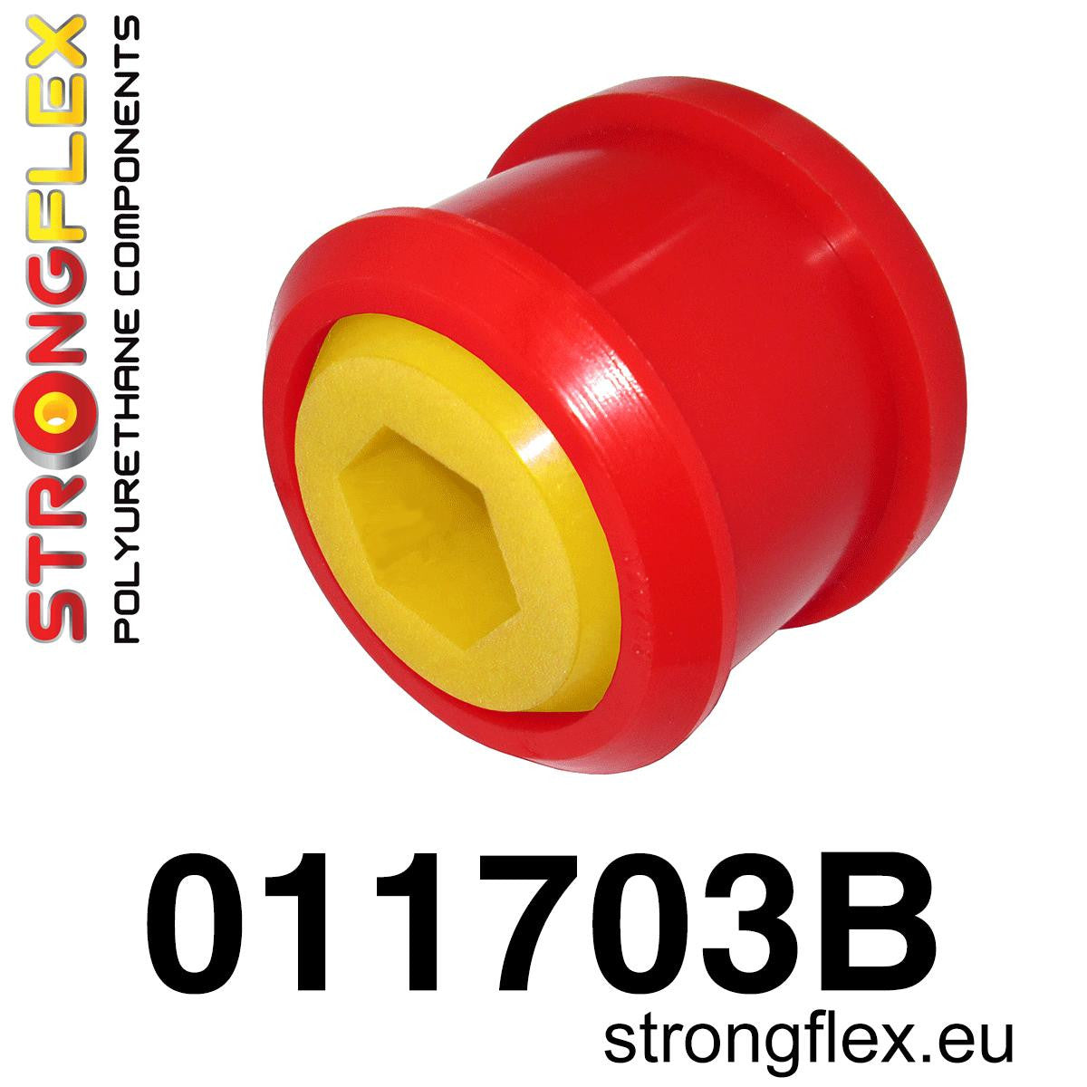 011703B Front lower arm rear bush 46mm Standard (Red) Alfa Romeo 159 (05-11) type 939 FWD