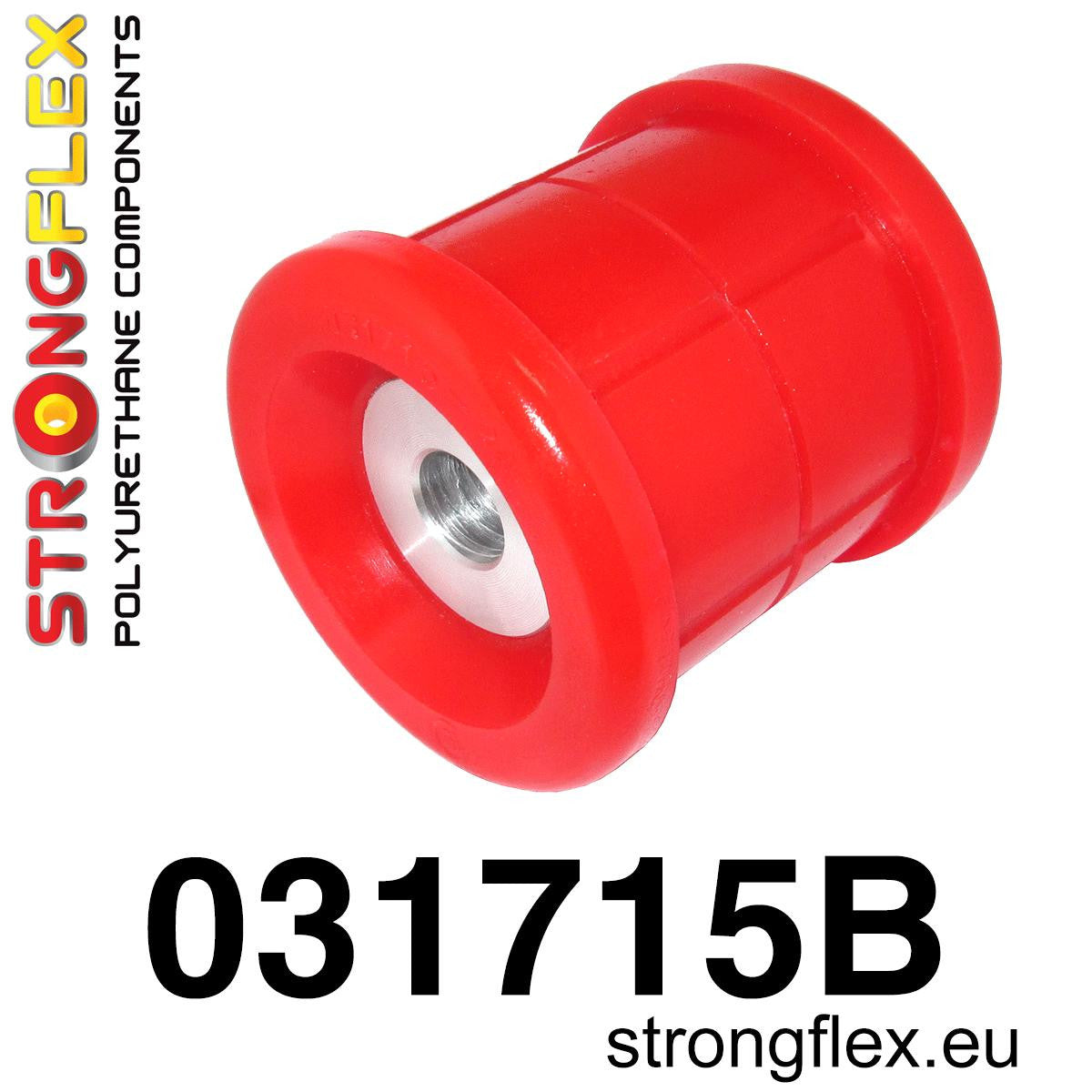 031715B Rear beam mount bush Standard (Red) BMW Seria 5 IV (95-03) E39