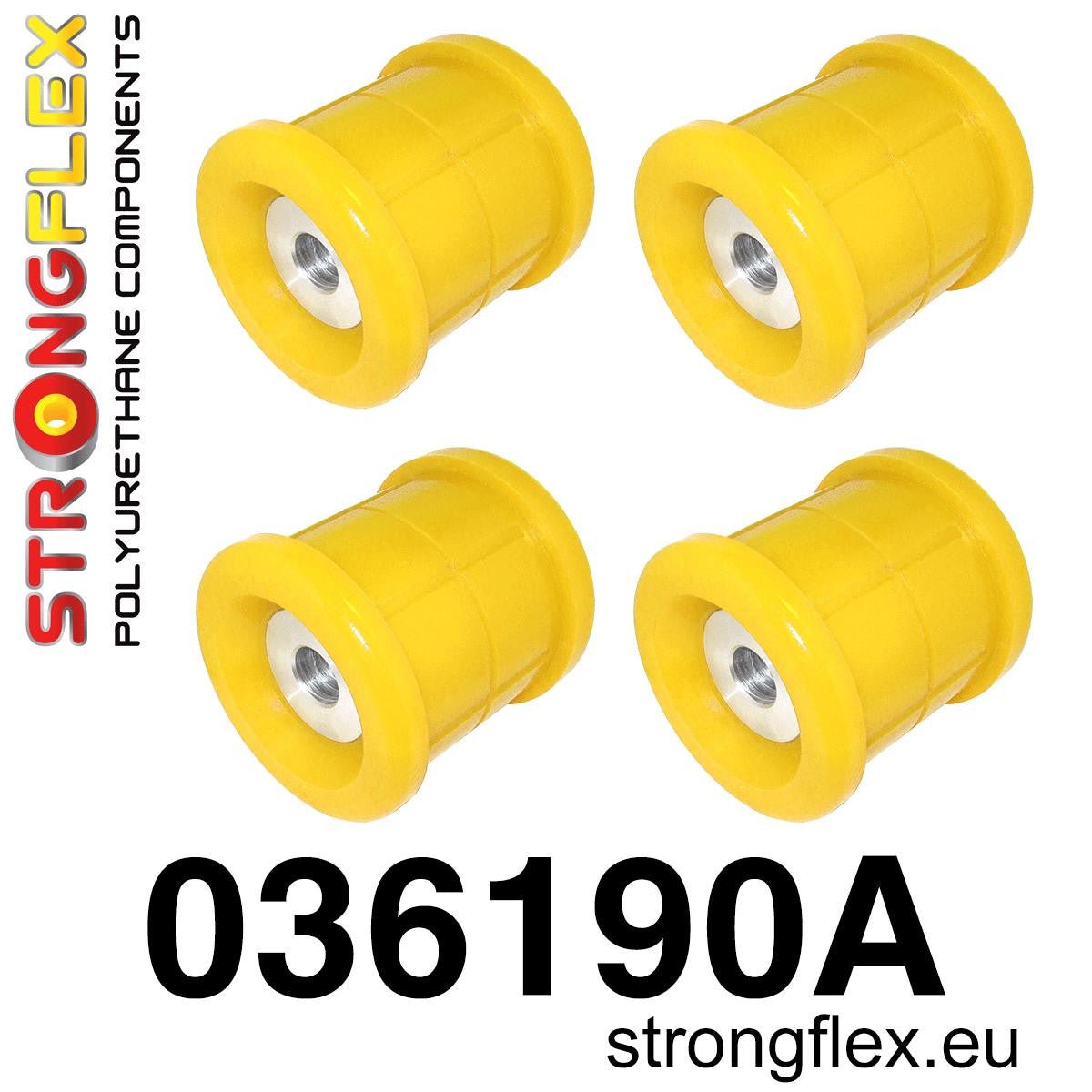 036190A Rear beam bush kit E39 Sedan SPORT Sport (Yellow) BMW Seria 5 IV (95-03) E39