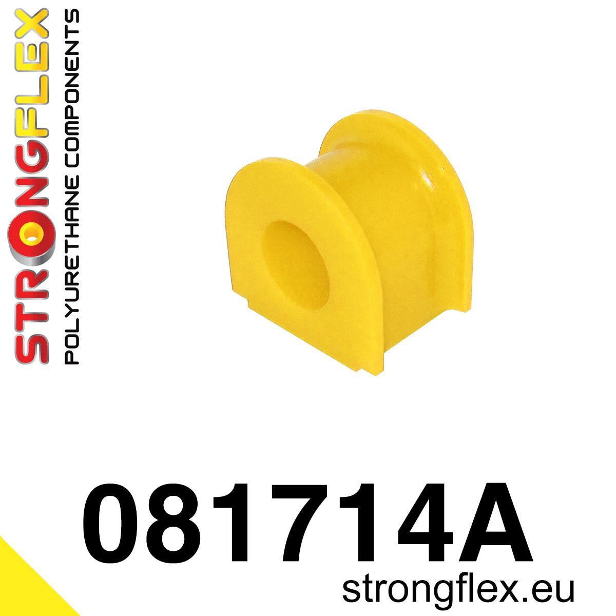 081714A Rear anti roll bar bush SPORT Sport (Yellow) Honda Prelude IV (92-96) BA / BB