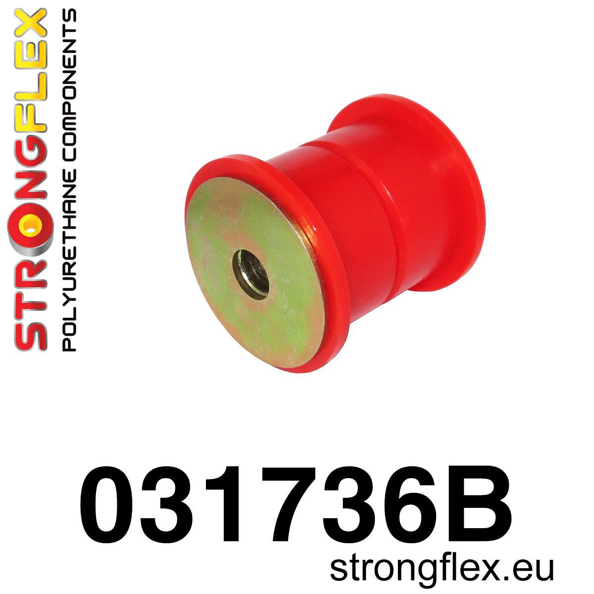 031736B Rear diff mount - front bush Standard (Red) BMW Seria 3 III (90-99) E36
