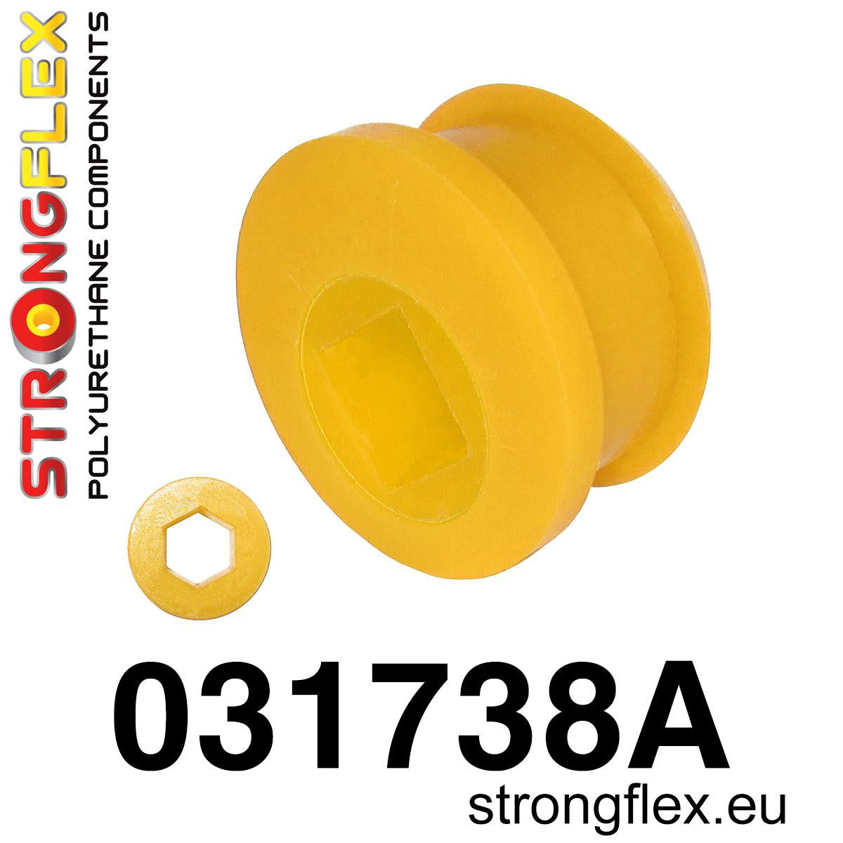 031738A Front lower arm bush eccentric (E46 wishbone) SPORT Sport (Yellow) BMW Seria 3 II (82-91) E30