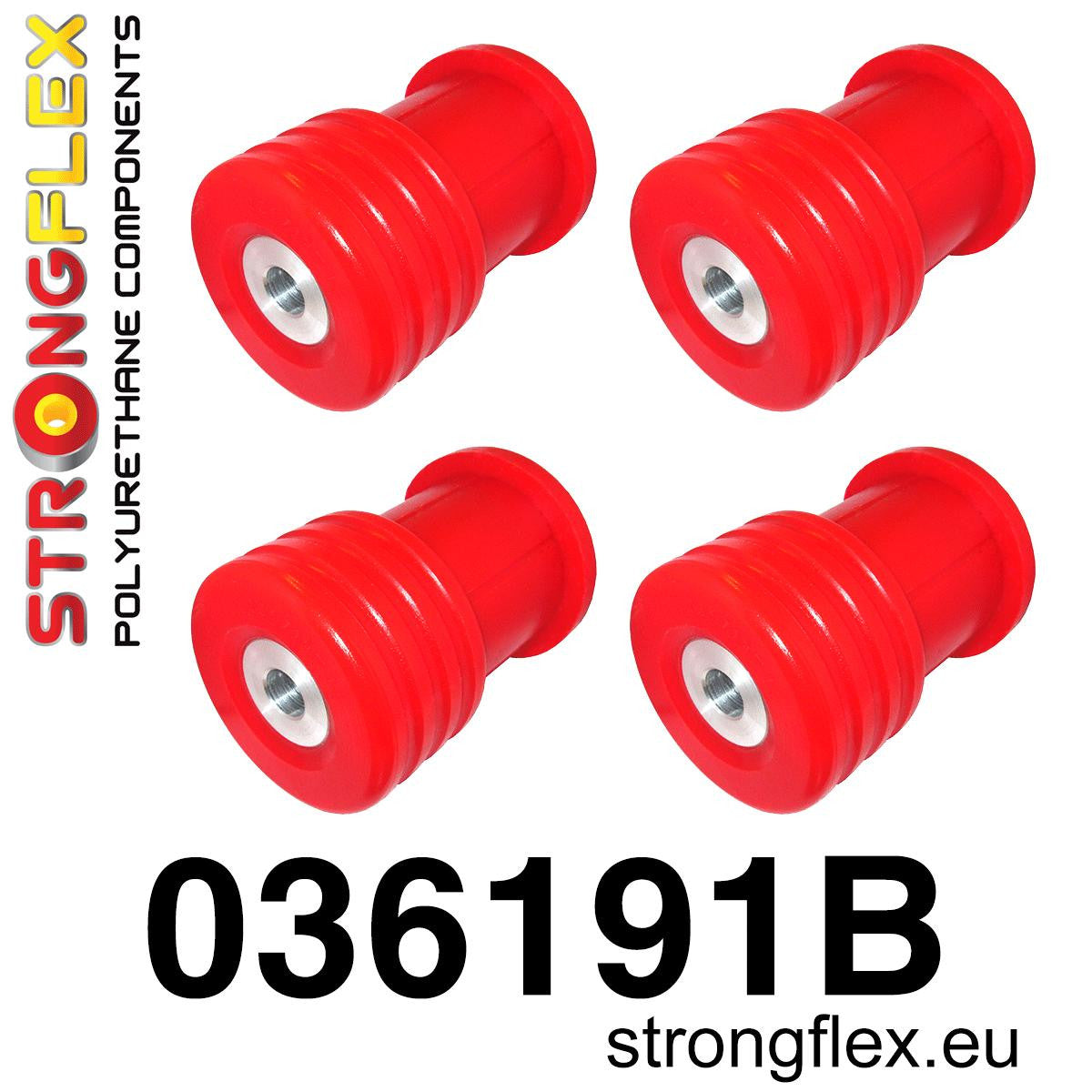036191B Rear beam mounting bush kit E39 Touring Standard (Red) BMW Seria 5 IV (95-03) E39