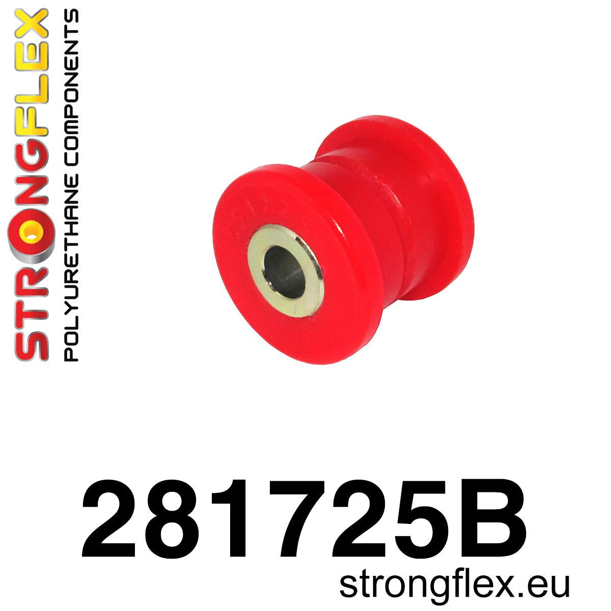 281725B Rear trailing arm rear bush Standard (Red) Nissan 350Z (02-08) Z33