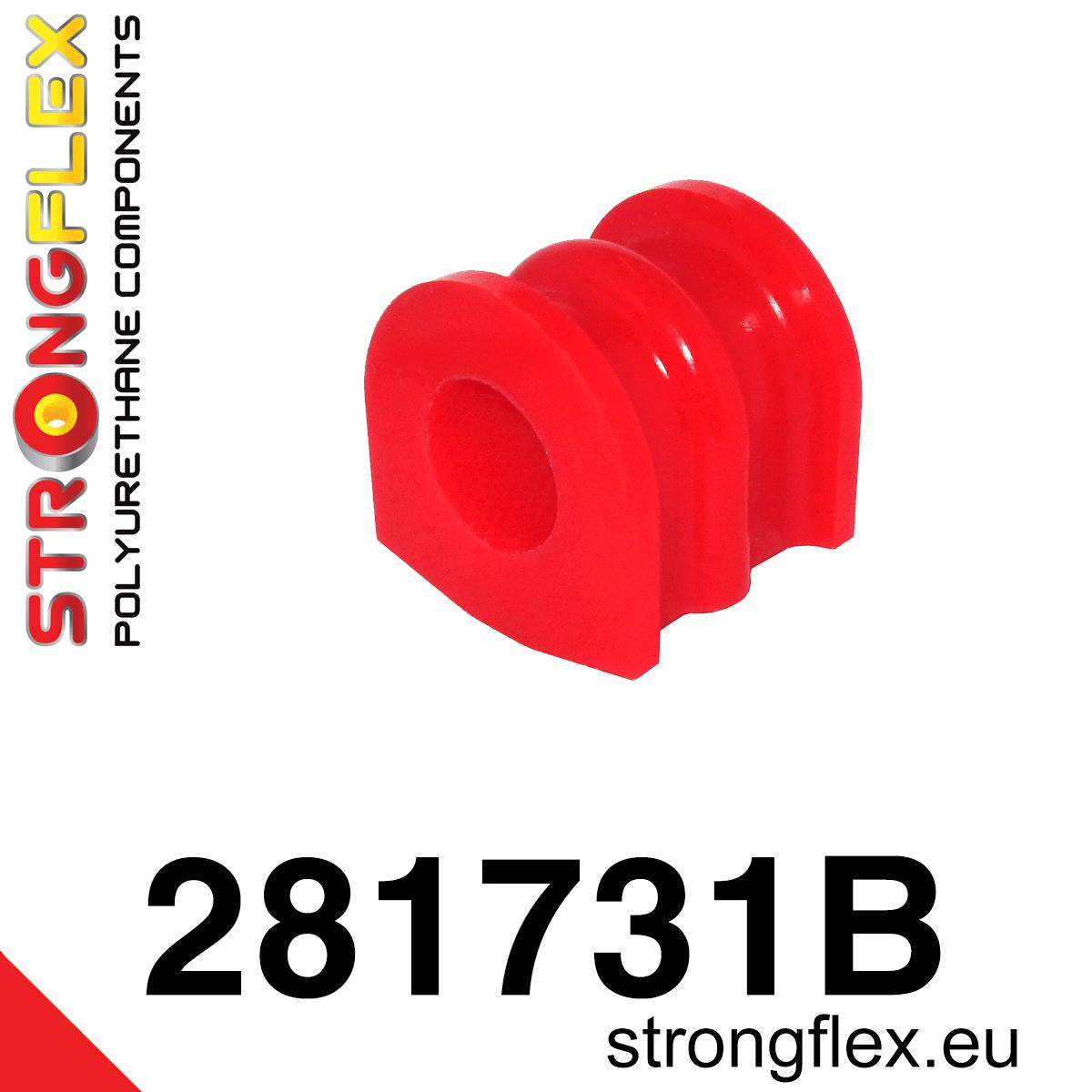 281731B Rear anti roll bar bush Standard (Red) Nissan 350Z (02-08) Z33