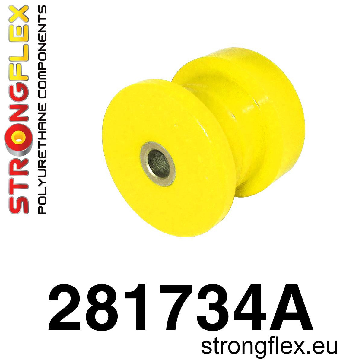 281734A Rear diff mount - front bush SPORT Sport (Yellow) Nissan 350Z (02-08) Z33